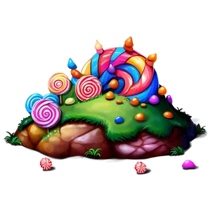 Candyland Fantasy World PNG Ygy98
