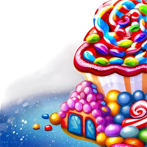 Candyland Glittering Gala Png 06202024 PNG image