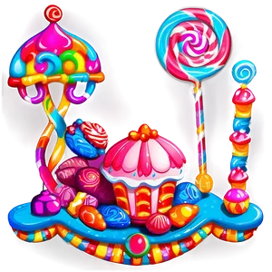 Candyland Glittering Gala PNG 5