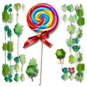 Candyland Lollipop Garden Png 06202024 PNG image