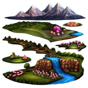 Candyland Luscious Landscapes PNG 06202024 PNG