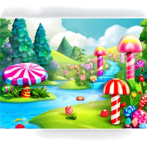 Candyland Luscious Landscapes PNG Vup5 PNG