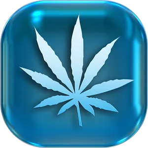 Cannabis Leaf Icon PNG image