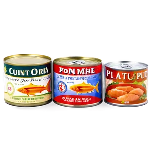 Canned Tuna Selection Png 06132024 PNG image