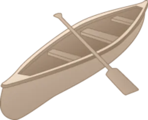 Canoeand Paddle Icon PNG image