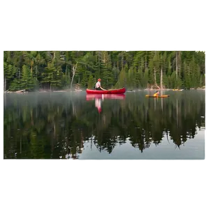 Canoeing On Maine's Lakes PNG 41