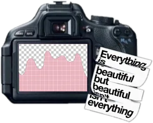 Canon Camera Artistic Expression PNG image