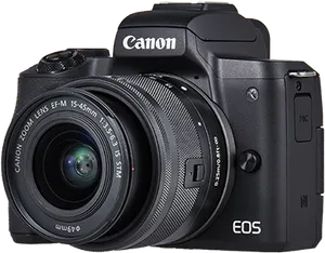 Canon E O S Mirrorless Camera PNG image