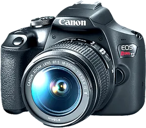 Canon E O S Rebel T7 D S L R Camera PNG image