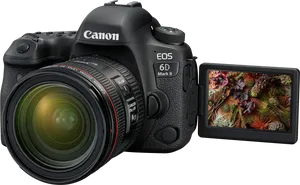 Canon E O S6 D Mark I I D S L R Camera PNG image