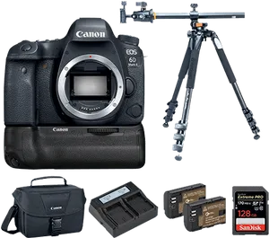 Canon E O S6 D Mark I I Photography Kit PNG image
