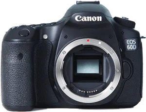 Canon E O S60 D D S L R Camera Body PNG image