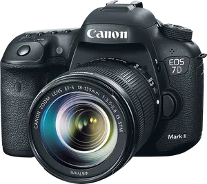 Canon E O S7 D Mark I I D S L R Camera PNG image