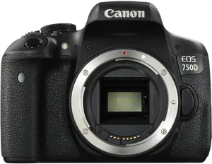 Canon E O S750 D D S L R Camera Body PNG image
