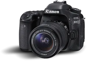 Canon E O S80 D D S L R Camera PNG image