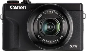 Canon G7 X Digital Camera PNG image