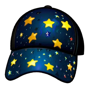 Cap Emoji With Stars PNG Gju