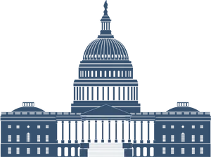 Capitol Building Silhouette