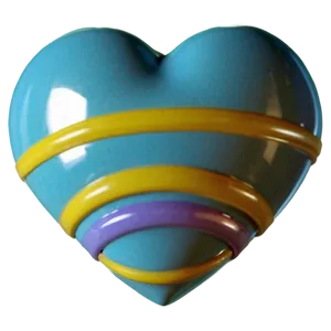 Capri Blue Heart Emoji PNG 45 PNG