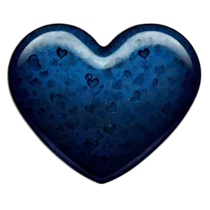 Capri Blue Heart Emoji PNG Qob91 PNG