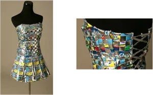 Capri Sun Dress Creation PNG