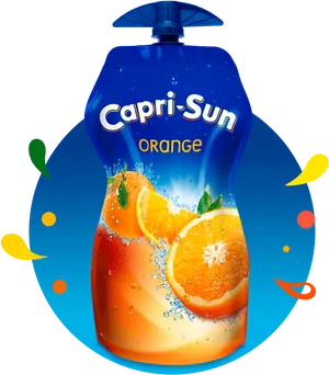 Capri Sun Orange Flavor Pouch