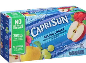 Capri Sun Splash Cooler Box PNG