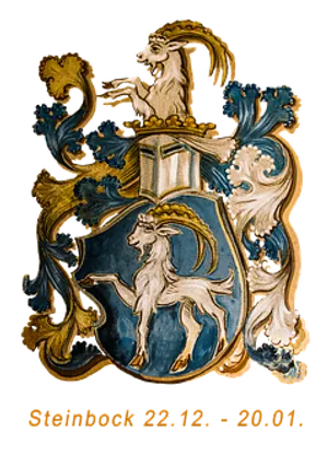 Capricorn Zodiac Crest PNG image