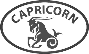Capricorn Zodiac Sign Graphic