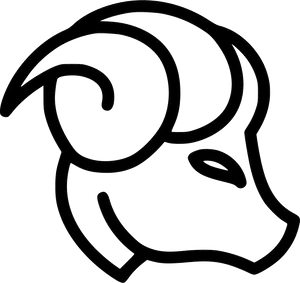 Capricorn Zodiac Symbol Outline PNG image