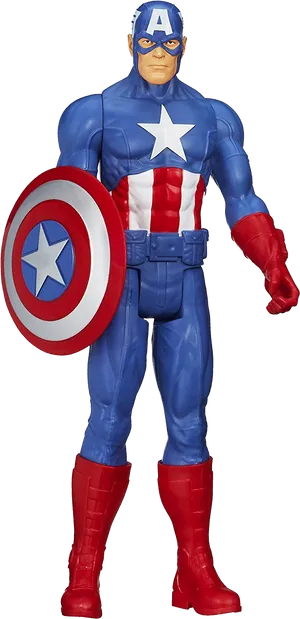 Captain America Action Figure PNG image