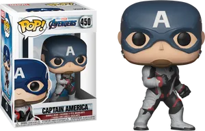 Captain America Funko Pop Figure PNG image
