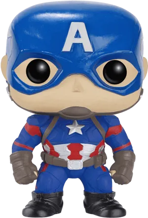 Captain America Funko Pop Figure PNG image