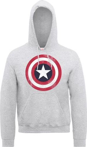 Captain America Shield Hoodie PNG image