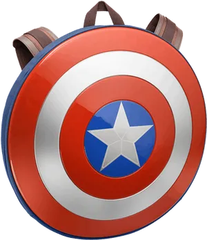 Captain America Shield Iconic Symbol PNG image