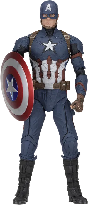 Captain America Standing With Shield PNG image