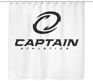 Captain Athletics Shower Curtain PNG image