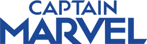 Captain Marvel Logo Blue PNG image