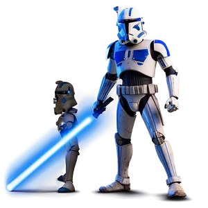 Captain Rex Battle Stance Png Lad PNG image