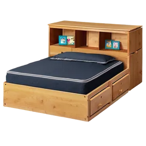 Captain's Bed With Storage PNG Ked PNG