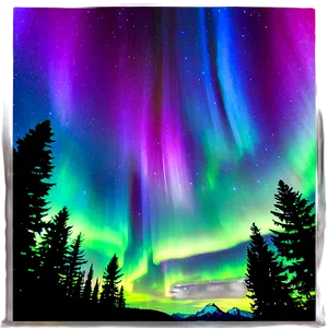 Captivating Aurora Borealis Png Qth PNG image