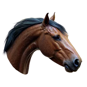 Captivating Horse Head Concept PNG 50