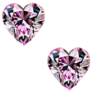 Captivating Pink Heart Diamond Image PNG 06282024