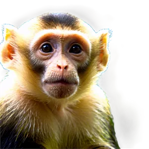 Capuchin Monkey Close Up Png Npd PNG image