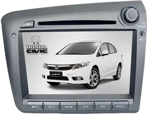 Car Navigation System Honda Civic PNG image