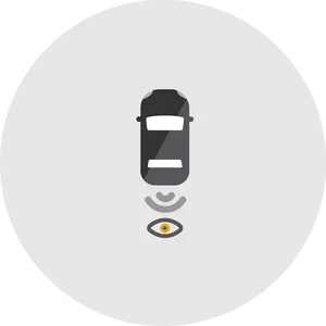 Car Parking Sensor Icon PNG image