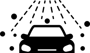 Car Under Shower Icon PNG