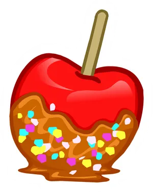 Caramel Applewith Sprinkles
