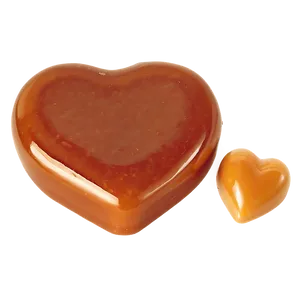 Caramel Candy Heart PNG Djj9 PNG