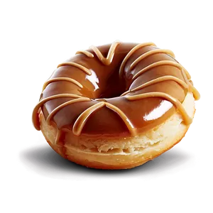 Caramel Drizzle Donut PNG 05232024